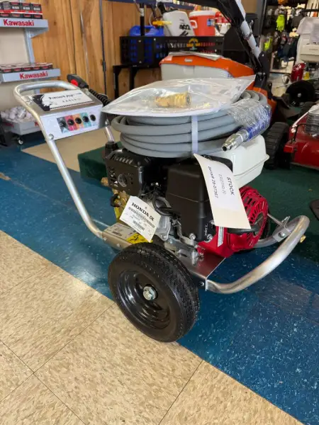 Pressure washer available to rent